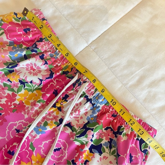Kate Spade New York Medium 2 Piece Floral Pyjama Short Set Vacation Summer - Picture 12 of 13